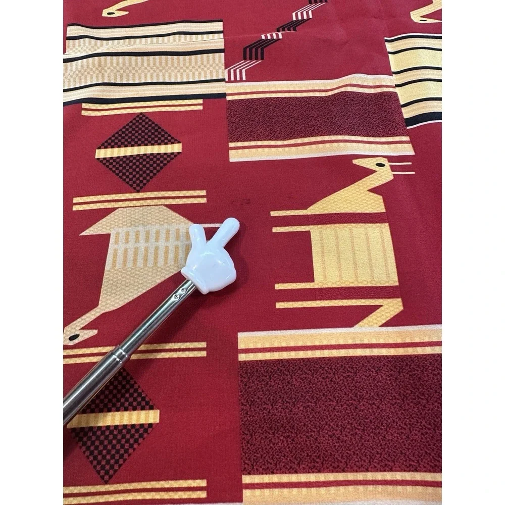 The‎ British Museum 100% Silk Scarf Red and Yellow 33